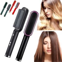Электрическая расческа выпрямитель Hair Straightener HQT-909, Щетка с турмалиновым покрытием, Утюжок расческа-выпрямитель для укладки волос