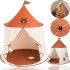 Детская палатка в виде домика Bear Play Tent Медведь с флажком и окном, Игровой шатер Мишка 110x110x130 см для дома и улицы с сумкой для детей