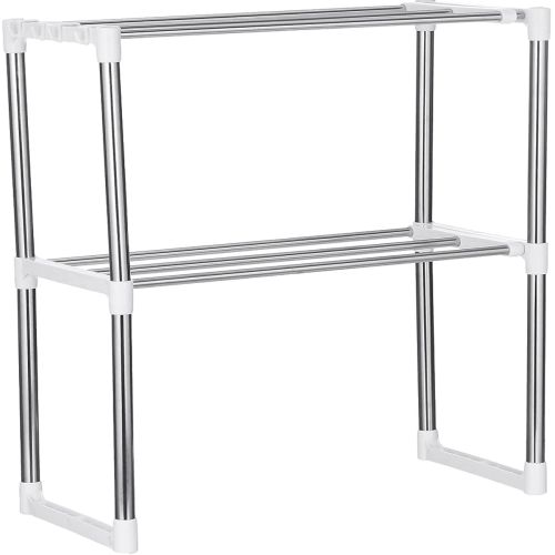 Полиця стелаж для мікрохвильовки Multifunctional storage rack NJ-452 настільний кухонний органайзер для мікрохвильової СВЧ-печі, Полиця-органайзер