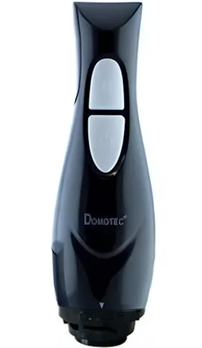 Занурювальний ручний блендер Domotec MS-8776 з металевою ніжкою 200W, Універсальний електричний подрібнювач кухонний Домотек MS8776 200Вт Чорний