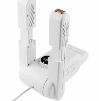 Электрическая дезодорирующая сушилка обуви Shoes Dryer XL-648 с таймером, нагреватель для шапок, перчаток и носков с ультрафиолетовым нагревом Белая