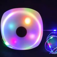 Вулична акумуляторна гірлянда з лампою RGB X-Balog CH-515 10 метрів, туристичний світильник ліхтар з гірляндою Camping light KXK-828 USB Мультиколір