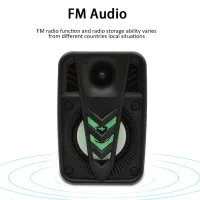 Портативная беспроводная колонка чемодан ESS-105 с Led подсветкой USB, SD, FM, AUX Bluetooth со светомузыкой аккумуляторная музыкальная, мини-чемодан