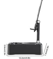 Тримач підставка для телефону з колонкою Microphone speaker set AND K18 - 2 бездротова Bluetooth колонка з тримачем і 2 мікрофонами для караоке