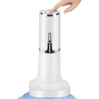 Автоматична помпа диспенсер для пляшки питної води Water Dispenser XL-145 Біла, акумуляторний електричний насос дозатор на бутель кулера