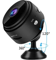Бездротова міні IP камера A9 з WiFi і датчиком руху FullHD нічне бачення, акумуляторна USB камера відеоспостереження, магнітна відеокамера А9