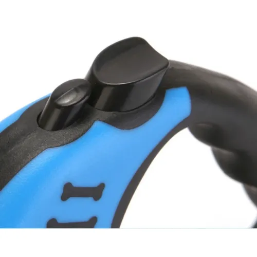 Автоматический выдвижной поводок рулетка Trox TR-30 для выгула собак 3м с блокиратором, Маленький поводок-рулетка для прогулок с собаками до 12 кг