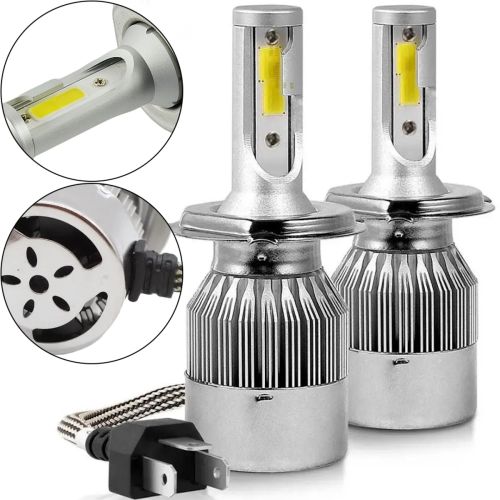 Комплект світлодіодних автомобільних LED ламп C6 H4 30W