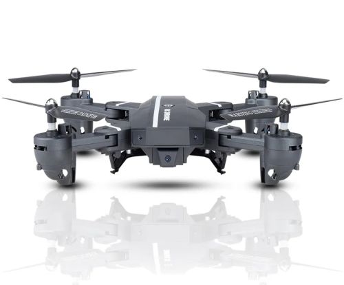 Складаний акумуляторний квадрокоптер RC Drone 8807 FPV C HD WiFi камерою барометром, чотирьох осьовий дрон, коптер з функцією повернення CTW 8807W