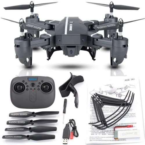 Складаний акумуляторний квадрокоптер RC Drone 8807 FPV C HD WiFi камерою барометром, чотирьох осьовий дрон, коптер з функцією повернення CTW 8807W