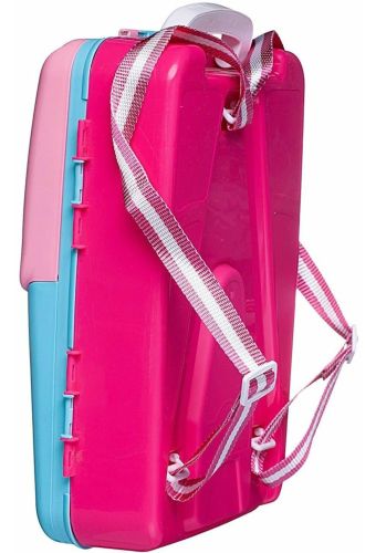 Обучающий набор для рисования Painting Backpack 628-113a 3 в 1 доска для творчества в рюкзаке, развивающий детский комплект юного художника Розовый