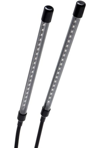 Світлодіодна гнучка фітолампи Grow Light 2 гілки для вирощування кімнатних рослин і розсади, світильник на 2 лампи повний спектр USB з таймером
