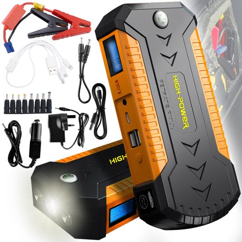 Автомобільний пускозарядний пристрій Jump Starter JS19D 12V 88000 мАг автомобільний стартер і Powerbank з дисплеєм для зарядки акумулятора авто