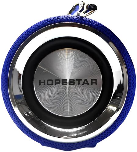 Бездротова Bluetooth колонка Hopestar H39 10W портативна акумуляторна блютуз акустика зі світлодіодним LED підсвічуванням FM-радіо USB microSD AUX