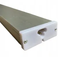 Светодиодная потолочная лампа с линзами Tube Light T10 120 см 6500K Электрический модульный светильник фонарь на стену SMD 36W от сети 220V Белая