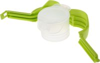 Універсальний затиск для пакетів з дозатором Bradex NF-6765, для сипучих продуктів і спецій, герметична кришка Брадекс на мішки і пакети для круп
