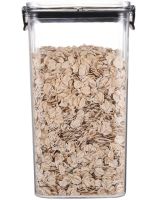 Набір контейнерів для сипучих Food Storage Container Set 7 ємностей, прозорі органайзери, баночки для зберігання харчових продуктів, круп з кришками