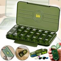 Органайзер для таблеток Portable Pill Box MSK-3516 на 21 комірку, кишеньковий контейнер для зберігання ліків на 7 днів, таблетниця диспенсер на тиждень