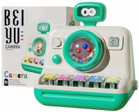 Дитяче іграшкове піаніно Montessori MSS-011 зі світловими і звуковими ефектами, електронний синтезатор Beiyu з імітацією спалаху камери для дітей