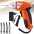 Бездротова електровикрутка Tools Tuoye Cordless Screw, акумуляторний міні шуруповерт з 4 бітами і адаптером, електро викрутка 4 біти в комплекті