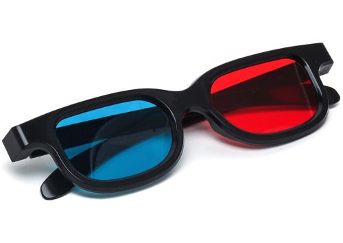 Универсальные 3D очки виртуальной реальности Digital Glasses анаглифные стерео очки в пластиковой оправе для 3Д изображений, фильмов и видео