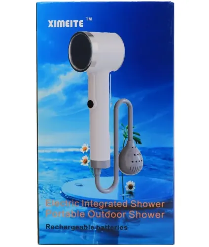 Туристический аккумуляторный душ Ximeite KE-808 с помпой для дачи, Походный беспроводной душ MAG-839 от аккумулятора с насосом для кемпинга USB