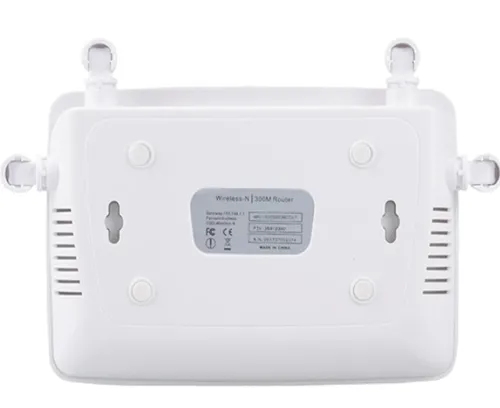 Бездротовий Wi-Fi Роутер маршрутизатор 300 Мбіт / з Pix-link Router LV-WR08, WIFI роутер до 300 Mb/s з 4 зовнішніми антенами і 4 портами Білий