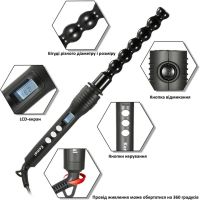 Конусна плойка Kemei KM-4083 4 в 1 для завивки волосся, спіральний стайлер зі змінними насадками мультистайлер з керамічним покриттям плойка-стайлер