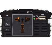 Автомобільний інвертор UKC 24V-220V 1500W, авто перетворювач напруги струму 24В 1500Вт від акумулятора, прикурювача із захистом від перевантаження