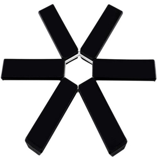Кухонна підставка під гаряче Folding Pot Mat антипригарна термостійка складна підставка, нековзний килимок для посуду на кухню 19 * 19 см