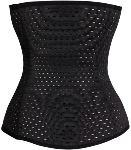 Стягуючий корсет Красива Талія для схуднення Abdomen Waistband коригувальний, моделюючий жіночий пояс для корекції талії під одяг Чорний