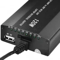Універсальний автомобільний зарядний пристрій laptop UKC 901 120W 12-24V для ноутбука з перехідниками адаптер зарядка від мережі 220V і прикурювача
