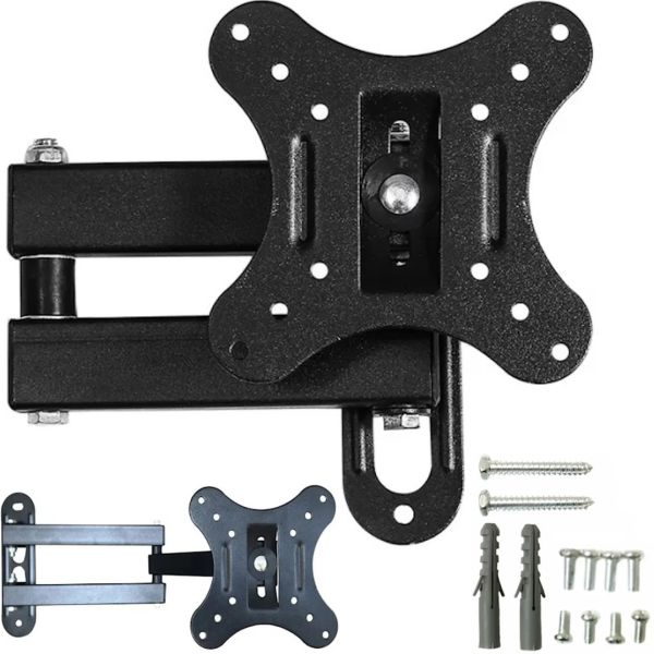 Настінний поворотний кронштейн V-STAR 101W для телевізорів CP101 14 " -27 " до 10 кг поворотне кріплення для ТВ DF03, X100 на стіну з поворотом 180º