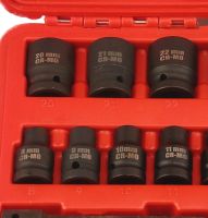 Набір торцевих шестигранних головок Piece Tool Set 1/2 " 31шт в кейсі, ударні головки 8-32mm з подовжувачем і кутовий насадкою 31 предмет у валізі