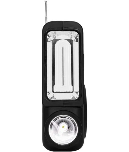 Переносная солнечная станция CcLamp CL-830 аккумуляторный LED фонарь повербанк с лампочкой и FM радио на солнечной батареи USB Bluetooth Power Bank