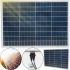 Універсальна полікристалічна сонячна панель Solar board Komaes 50W 18V 54x70x2. 5 см, Сонячна батарея KM(P)50 для зарядки від сонця Чорна