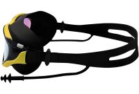 Окуляри для плавання Conquest Uv Shield Anti-Fog захисна маска з подвійним регульованим ремінцем, берушами і захистом від УФ в чохлі для басейну 17х5 см