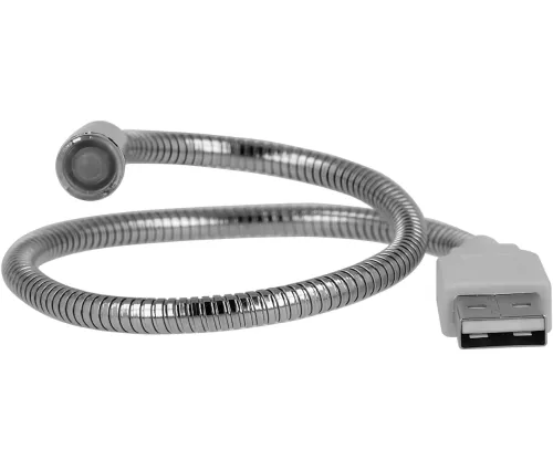 Гнучка лампа USB LED Light 35 см для підсвічування клавіатури ноутбука , портативне металеве підсвічування на гнучкій ніжці для повербанка