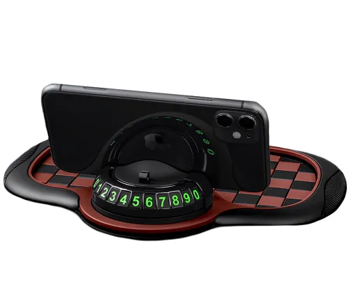 Протиковзкий автомобільний килимок Car Dashboard Mat AND 5238 органайзер підставка на приладову панель для телефону, паркувальна карта на торпеду