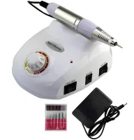 Машинка фрезер для манікюру і педикюру Beauty Nail DM-502 35000 оборотів, електричний апарат для обробки нігтів з насадками і педаллю