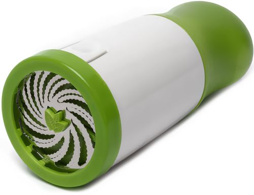 Ручний подрібнювач для свіжої зелені Herb Grinder ручна механічна млин для спецій і сушених трав з регульованим рівнем помелу Зелена