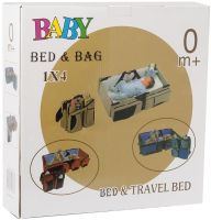 Складна сумка переноска для немовлят Baby Bed and Bag багатофункціональна розкладна сумка-трансформер, ліжко для перенесення малюків до 12 місяців