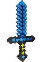 Дитячий конструктор Minecraft My World 6071 на 1441 LED деталей, світловий алмазний меч з підсвічуванням і фігурками Стів і Скелет Майнкрафт від 6 років