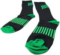 Компресійні гольфи Smart Cyompression Socks високі облягаючі антиварикозні гетри, лікувальні панчохи від варикозу 2 клас компресії чорні S / M