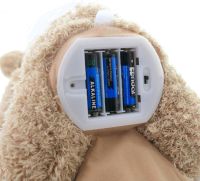 Мягкая детская игрушка Peekaboo Bear плюшевый мишка 33 см музыкальный интерактивный играющий в прятки говорящий медведь от 6 месяцев Пикабу Бежевый 