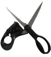 Швейні ножиці з лазерним покажчиком Laser Scissors LP01 21 см кравецькі ножиці для крою та шиття з лазером для точного розрізання тканини та паперу