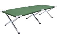 Розкладне ліжко для кемпінгу Camp Bed 190х65 см портативна складна розкладачка з алюмінієвим каркасом до 120 кг ліжко-розкладачка з чохлом