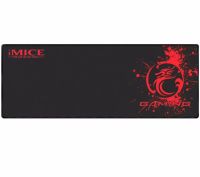 Игровой компьютерный коврик iMICE PD-03 30x80x0.4 см для клавиатуры и мышки, Игровая поверхность для компьютерной мыши с боковой прошивкой PD03