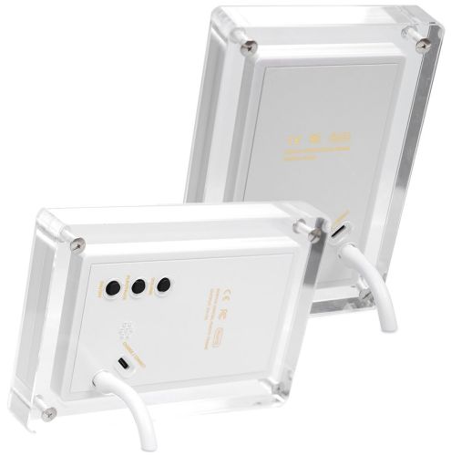 Цифрова акрилова фоторамка Photo Frame Frameo 5" 32 ГБ з Wi-Fi сенсорним IPS екраном розумна електронна рамка для фото і відео з годинником 5 дюймів