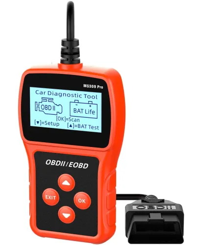 Автомобильный сканер OBDII/EOBD MS309PRO для диагностики ошибок двигателя авто, детектор неисправности, диагностический автосканер с дисплеем OBD2